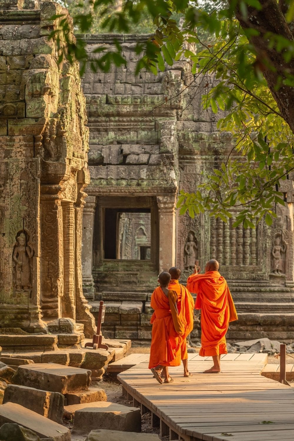 Explore the ancient city of Anchor Watt in Cambodia